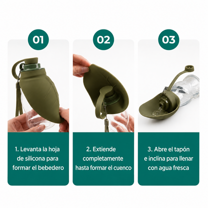 Botella Portátil Para Perros